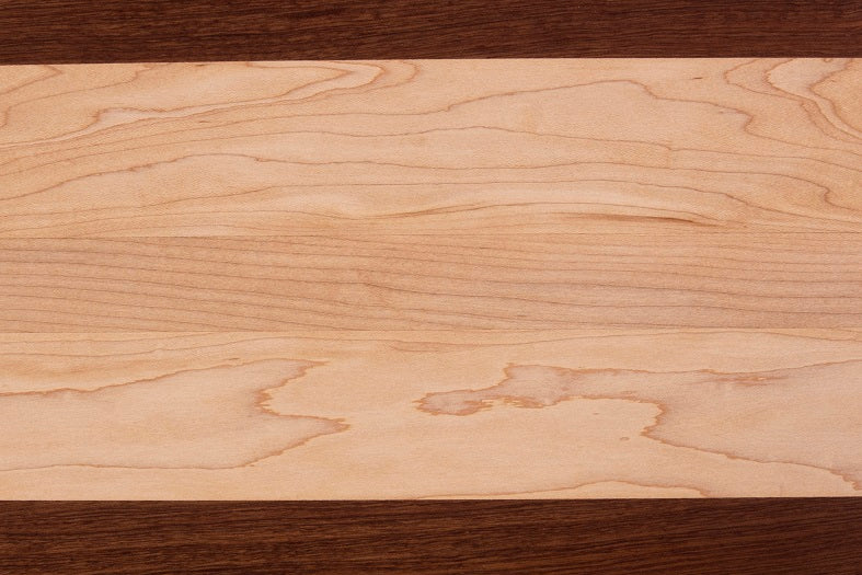 Planche à découper en érable et sapele