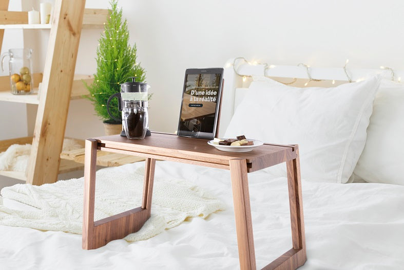 Pont de bain en bois