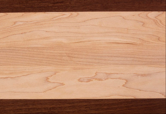 Planche à découper en érable et sapele