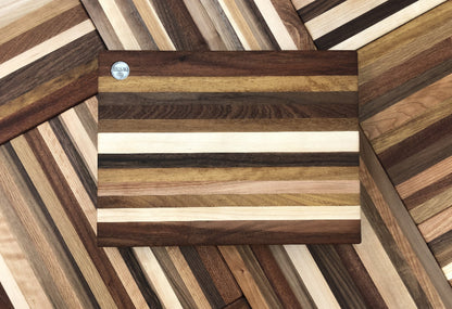 Planche à découper en bois mixtes