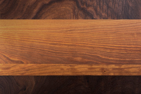 Small walnut & cherry wood cutting board