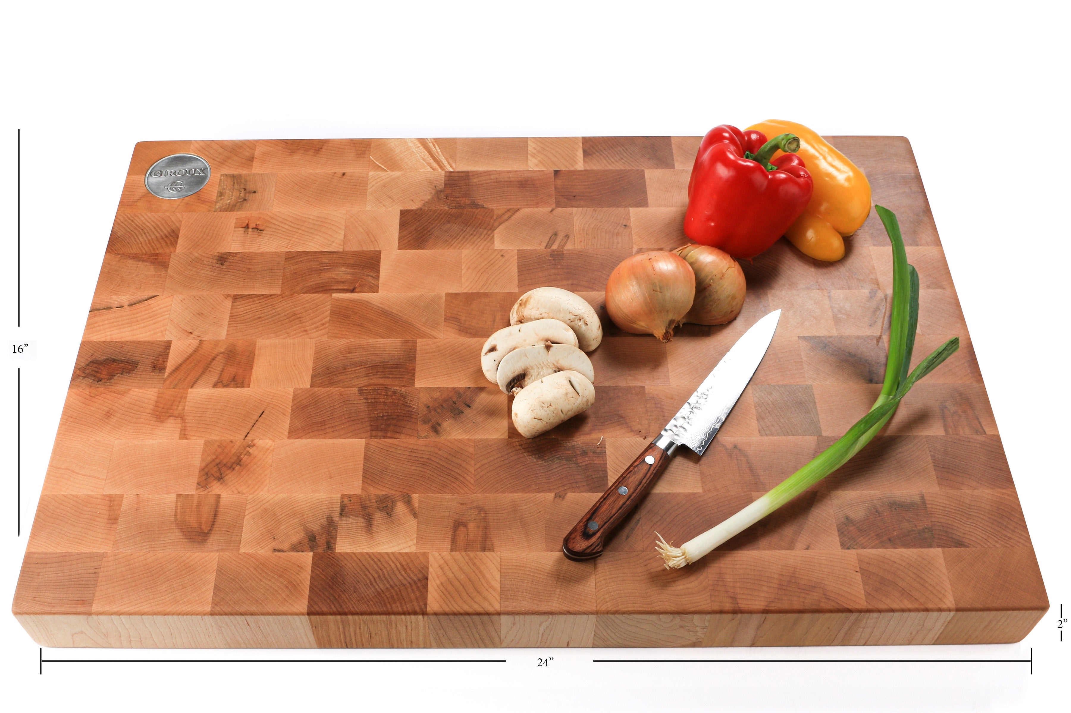 Maple cutting board (end-grain)