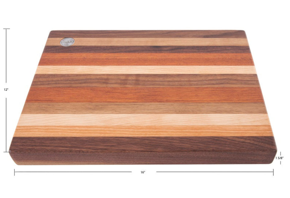 Planche à découper en bois mixtes
