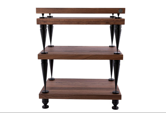 Console audio en bois massif